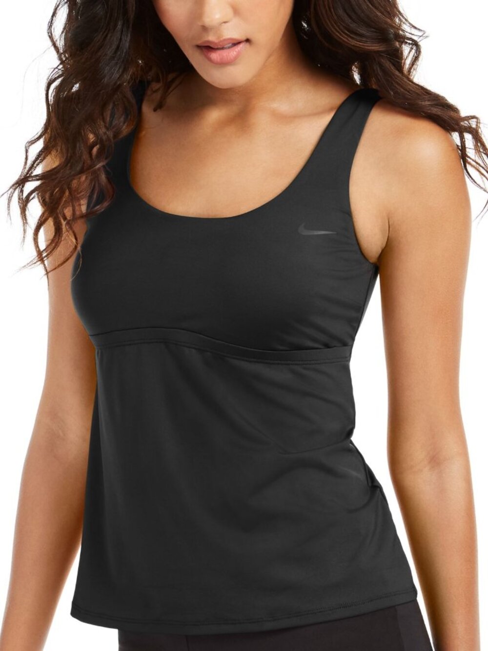 Nike Womens Logo Sport Tankini Top